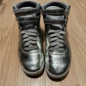 Metallic high tops